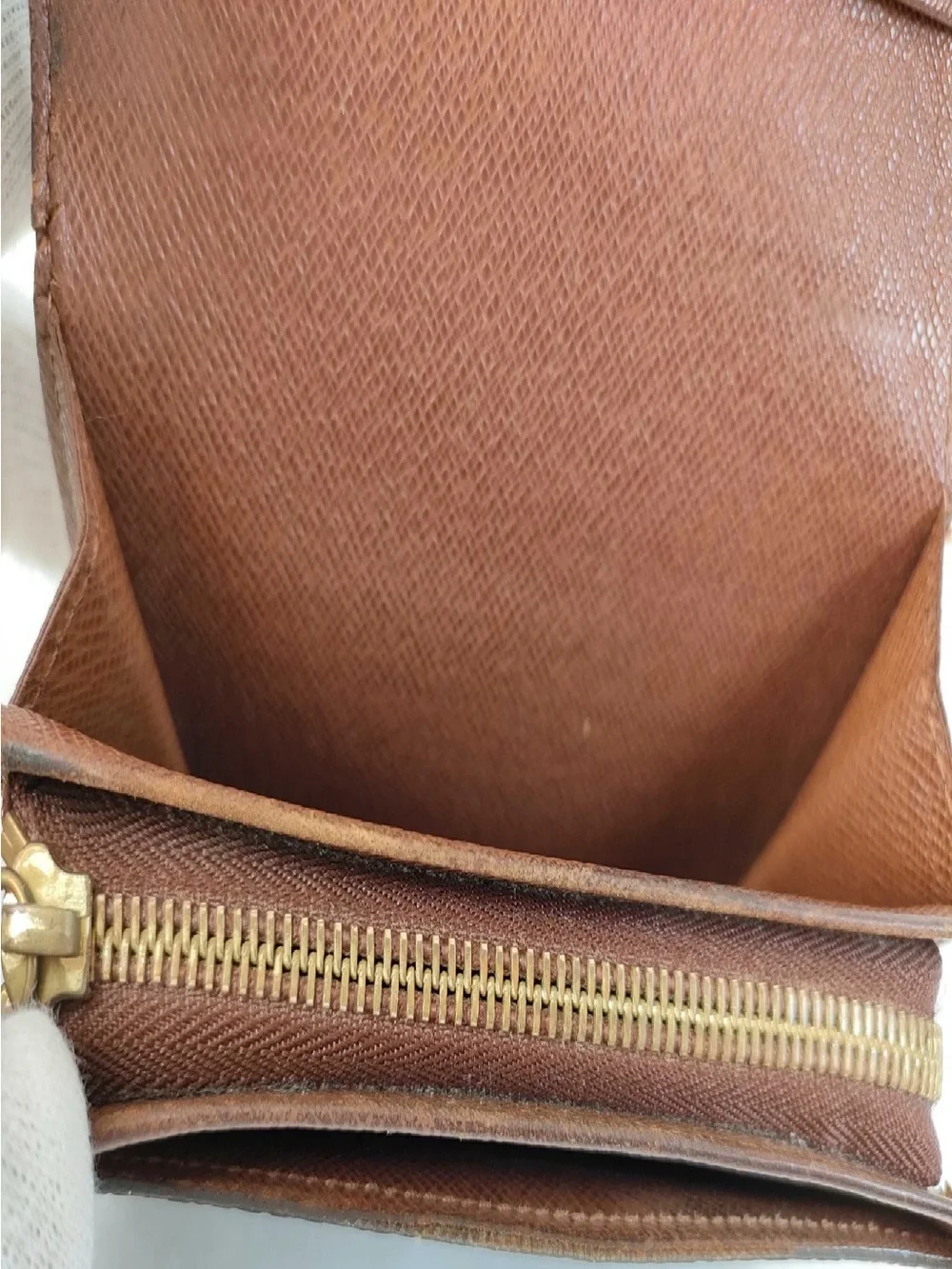 Louis Vuitton Monogram Canvas Tressor Wallet in Brown and Gold